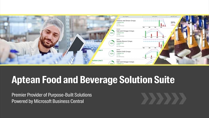 Aptean’s Food and Beverage Solution Suite