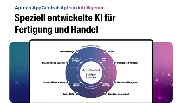Aptean Intelligence: KI für Fertigung und Vertrieb