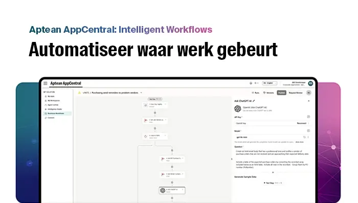 Aptean Intelligence: intelligente workflows